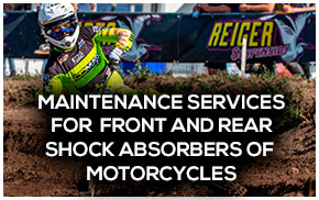 Maintenance services for front and rear shock absorbers of motorcycles