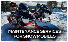 Maintenance services for snowmobiles
